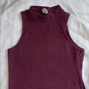 Halter top maroon